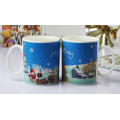 Haonai magic thermo mug,color changing ceramic mug,sublimation magic mug.